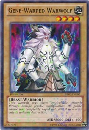 Gene-Warped Warwolf (Mosaic Rare) (BP02-EN002) - Battle Pack 2: War of the Giants Unlimited - Premium Yugioh Single from Konami - Just $0.25! Shop now at Game Crave Tournament Store