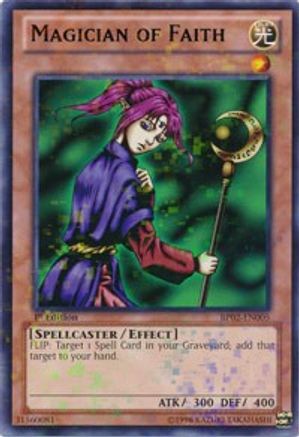 Magician of Faith (Mosaic Rare) (BP02-EN005) - Battle Pack 2: War of the Giants Unlimited - Premium Yugioh Single from Konami - Just $1.59! Shop now at Game Crave Tournament Store