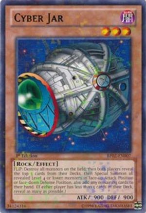 Cyber Jar (Mosaic Rare) (BP02-EN007) - Battle Pack 2: War of the Giants Unlimited - Premium Yugioh Single from Konami - Just $1.51! Shop now at Game Crave Tournament Store