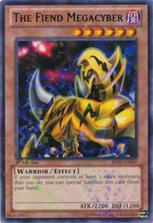 The Fiend Megacyber (Mosaic Rare) (BP02-EN009) - Battle Pack 2: War of the Giants Unlimited - Premium Yugioh Single from Konami - Just $0.79! Shop now at Game Crave Tournament Store