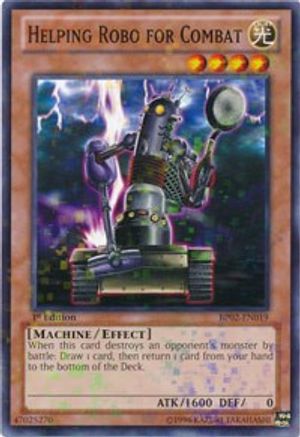 Helping Robo For Combat (Mosaic Rare) (BP02-EN019) - Battle Pack 2: War of the Giants 1st Edition - Premium Yugioh Single from Konami - Just $0.25! Shop now at Game Crave Tournament Store