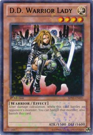 D.D. Warrior Lady (Mosaic Rare) (BP02-EN021) - Battle Pack 2: War of the Giants Unlimited - Premium Yugioh Single from Konami - Just $0.48! Shop now at Game Crave Tournament Store