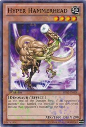 Hyper Hammerhead (Mosaic Rare) (BP02-EN024) - Battle Pack 2: War of the Giants 1st Edition - Premium Yugioh Single from Konami - Just $0.25! Shop now at Game Crave Tournament Store