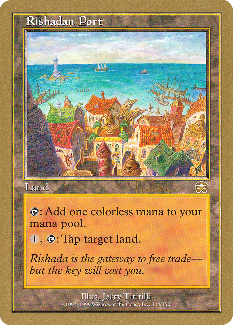 Rishadan Port (WC01-JT324) - World Championship Decks 2001 - Premium MTG Single from Wizards of the Coast - Just $0.60! Shop now at Game Crave Tournament Store