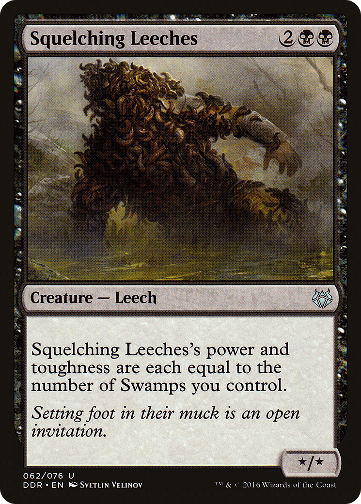 Squelching Leeches (DDR-062) - Duel Decks: Nissa vs. Ob Nixilis - Premium MTG Single from Wizards of the Coast - Just $0.08! Shop now at Game Crave Tournament Store