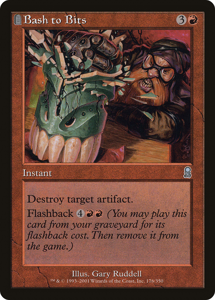 Bash to Bits (ODY-176) - Odyssey: (tombstone) Foil - Premium MTG Single from Wizards of the Coast - Just $0.12! Shop now at Game Crave Tournament Store