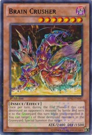 Brain Crusher (Mosaic Rare) (BP02-EN047) - Battle Pack 2: War of the Giants Unlimited - Premium Yugioh Single from Konami - Just $0.79! Shop now at Game Crave Tournament Store