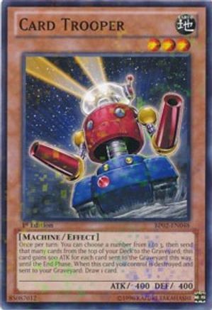 Card Trooper (Mosaic Rare) (BP02-EN048) - Battle Pack 2: War of the Giants 1st Edition - Premium Yugioh Single from Konami - Just $0.25! Shop now at Game Crave Tournament Store