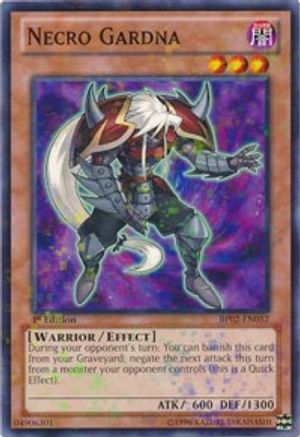 Necro Gardna (Mosaic Rare) (BP02-EN052) - Battle Pack 2: War of the Giants Unlimited - Premium Yugioh Single from Konami - Just $0.37! Shop now at Game Crave Tournament Store