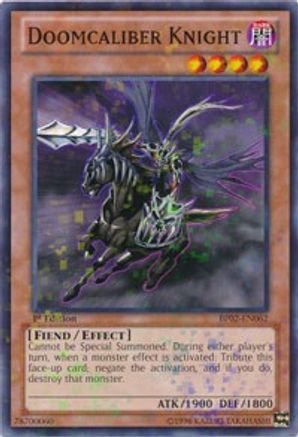 Doomcaliber Knight (Mosaic Rare) (BP02-EN062) - Battle Pack 2: War of the Giants Unlimited - Premium Yugioh Single from Konami - Just $0.40! Shop now at Game Crave Tournament Store