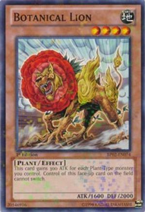 Botanical Lion (Mosaic Rare) (BP02-EN074) - Battle Pack 2: War of the Giants 1st Edition - Premium Yugioh Single from Konami - Just $0.58! Shop now at Game Crave Tournament Store