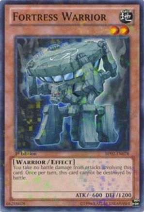 Fortress Warrior (Mosaic Rare) (BP02-EN078) - Battle Pack 2: War of the Giants 1st Edition - Premium Yugioh Single from Konami - Just $0.25! Shop now at Game Crave Tournament Store