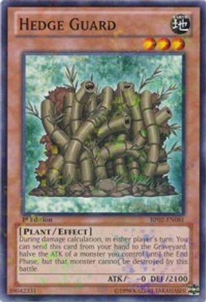 Hedge Guard (Mosaic Rare) (BP02-EN081) - Battle Pack 2: War of the Giants Unlimited - Premium Yugioh Single from Konami - Just $0.42! Shop now at Game Crave Tournament Store