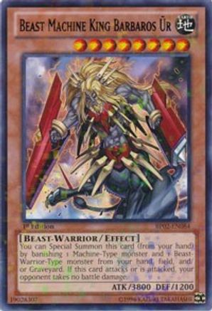 Beast Machine King Barbaros Ur (Mosaic Rare) (BP02-EN084) - Battle Pack 2: War of the Giants 1st Edition - Premium Yugioh Single from Konami - Just $0.44! Shop now at Game Crave Tournament Store