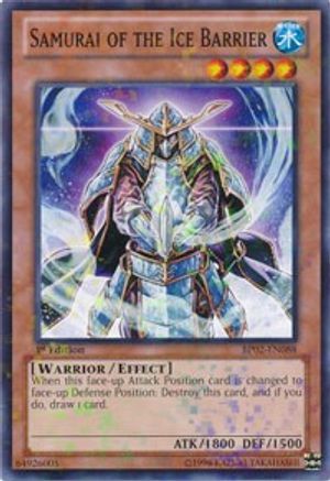 Samurai of the Ice Barrier (Mosaic Rare) (BP02-EN088) - Battle Pack 2: War of the Giants Unlimited - Premium Yugioh Single from Konami - Just $0.40! Shop now at Game Crave Tournament Store