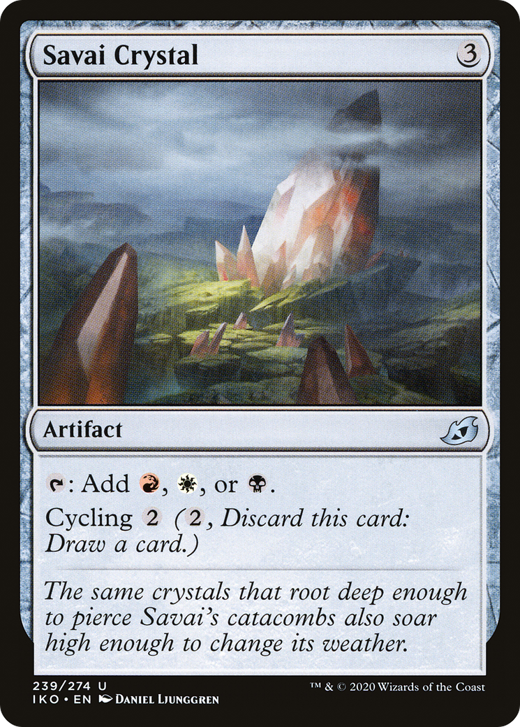 Savai Crystal (IKO-239) - Ikoria: Lair of Behemoths - Premium MTG Single from Wizards of the Coast - Just $0.08! Shop now at Game Crave Tournament Store
