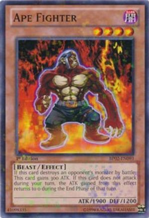 Ape Fighter (Mosaic Rare) (BP02-EN093) - Battle Pack 2: War of the Giants 1st Edition - Premium Yugioh Single from Konami - Just $0.25! Shop now at Game Crave Tournament Store