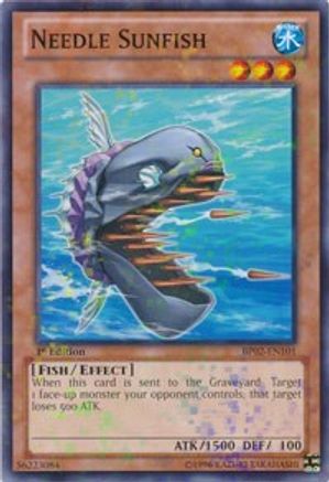 Needle Sunfish (Mosaic Rare) (BP02-EN101) - Battle Pack 2: War of the Giants Unlimited - Premium Yugioh Single from Konami - Just $0.25! Shop now at Game Crave Tournament Store