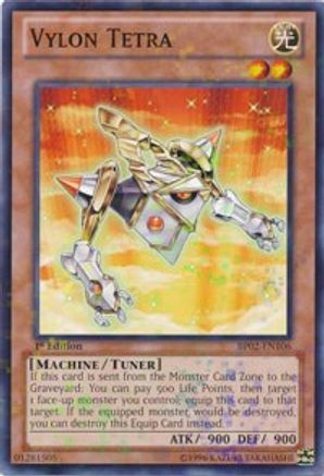 Vylon Tetra (Mosaic Rare) (BP02-EN106) - Battle Pack 2: War of the Giants 1st Edition - Premium Yugioh Single from Konami - Just $0.25! Shop now at Game Crave Tournament Store