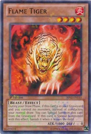 Flame Tiger (Mosaic Rare) (BP02-EN113) - Battle Pack 2: War of the Giants 1st Edition - Premium Yugioh Single from Konami - Just $0.08! Shop now at Game Crave Tournament Store