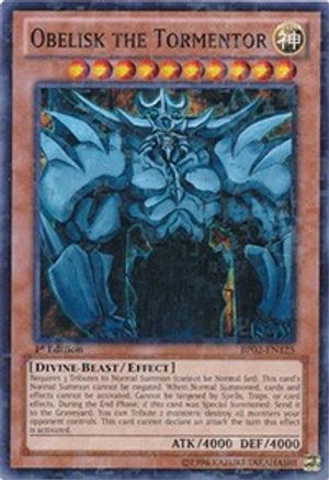 Obelisk the Tormentor (Mosaic Rare) (BP02-EN125) - Battle Pack 2: War of the Giants 1st Edition - Premium Yugioh Single from Konami - Just $4.45! Shop now at Game Crave Tournament Store