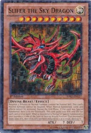 Slifer the Sky Dragon (Mosaic Rare) (BP02-EN127) - Battle Pack 2: War of the Giants 1st Edition - Premium Yugioh Single from Konami - Just $3.29! Shop now at Game Crave Tournament Store