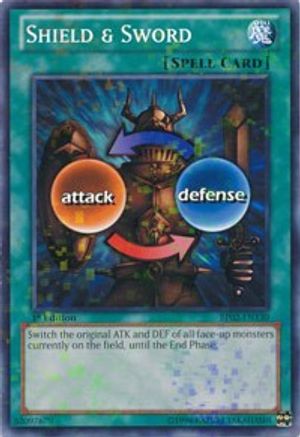 Shield & Sword (Mosaic Rare) (BP02-EN130) - Battle Pack 2: War of the Giants 1st Edition - Premium Yugioh Single from Konami - Just $0.53! Shop now at Game Crave Tournament Store