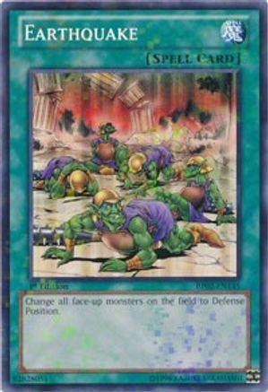 Earthquake (Mosaic Rare) (BP02-EN145) - Battle Pack 2: War of the Giants 1st Edition - Premium Yugioh Single from Konami - Just $0.25! Shop now at Game Crave Tournament Store