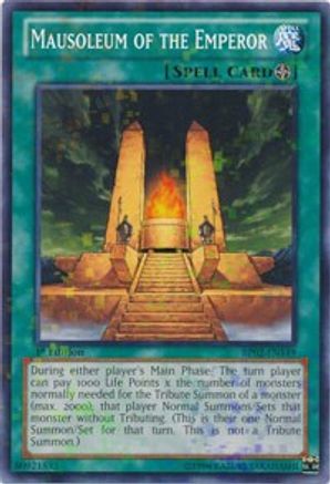 Mausoleum of the Emperor (Mosaic Rare) (BP02-EN149) - Battle Pack 2: War of the Giants 1st Edition - Premium Yugioh Single from Konami - Just $6.67! Shop now at Game Crave Tournament Store