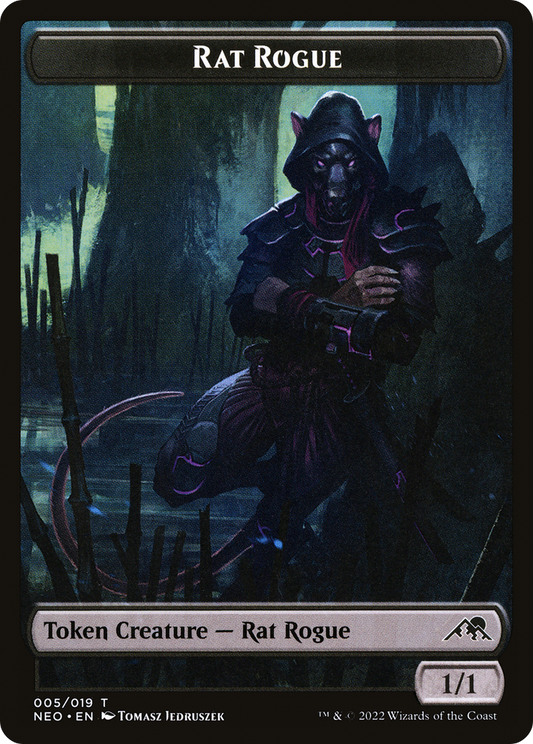 Rat Rogue (TNEO-005) - Kamigawa: Neon Dynasty Tokens - Premium MTG Single from Wizards of the Coast - Just $0.25! Shop now at Game Crave Tournament Store