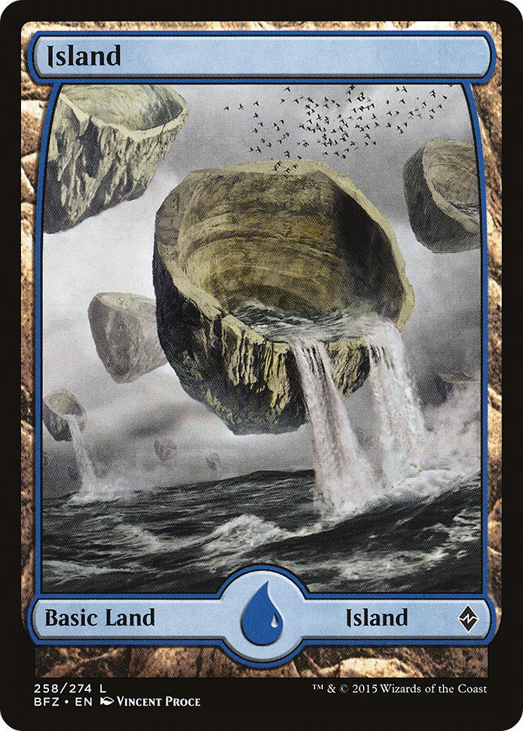 Island (BFZ-258) - Battle for Zendikar - Premium MTG Single from Wizards of the Coast - Just $0.08! Shop now at Game Crave Tournament Store