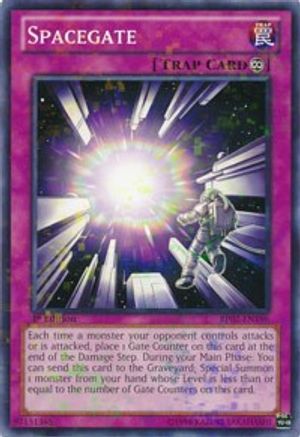 Spacegate (Mosaic Rare) (BP02-EN196) - Battle Pack 2: War of the Giants 1st Edition - Premium Yugioh Single from Konami - Just $0.25! Shop now at Game Crave Tournament Store