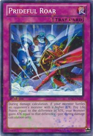 Prideful Roar (Mosaic Rare) (BP02-EN199) - Battle Pack 2: War of the Giants Unlimited - Premium Yugioh Single from Konami - Just $0.40! Shop now at Game Crave Tournament Store