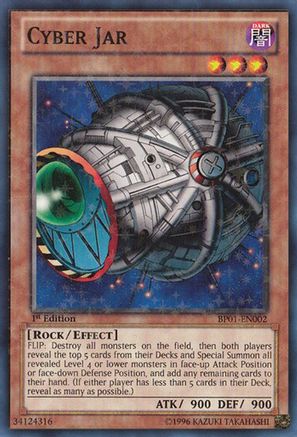 Cyber Jar (Starfoil) (BP01-EN002) - Battle Pack: Epic Dawn 1st Edition - Premium Yugioh Single from Konami - Just $1.98! Shop now at Game Crave Tournament Store