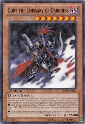 Gorz the Emissary of Darkness (Starfoil) (BP01-EN014) - Battle Pack: Epic Dawn 1st Edition - Premium Yugioh Single from Konami - Just $3.82! Shop now at Game Crave Tournament Store