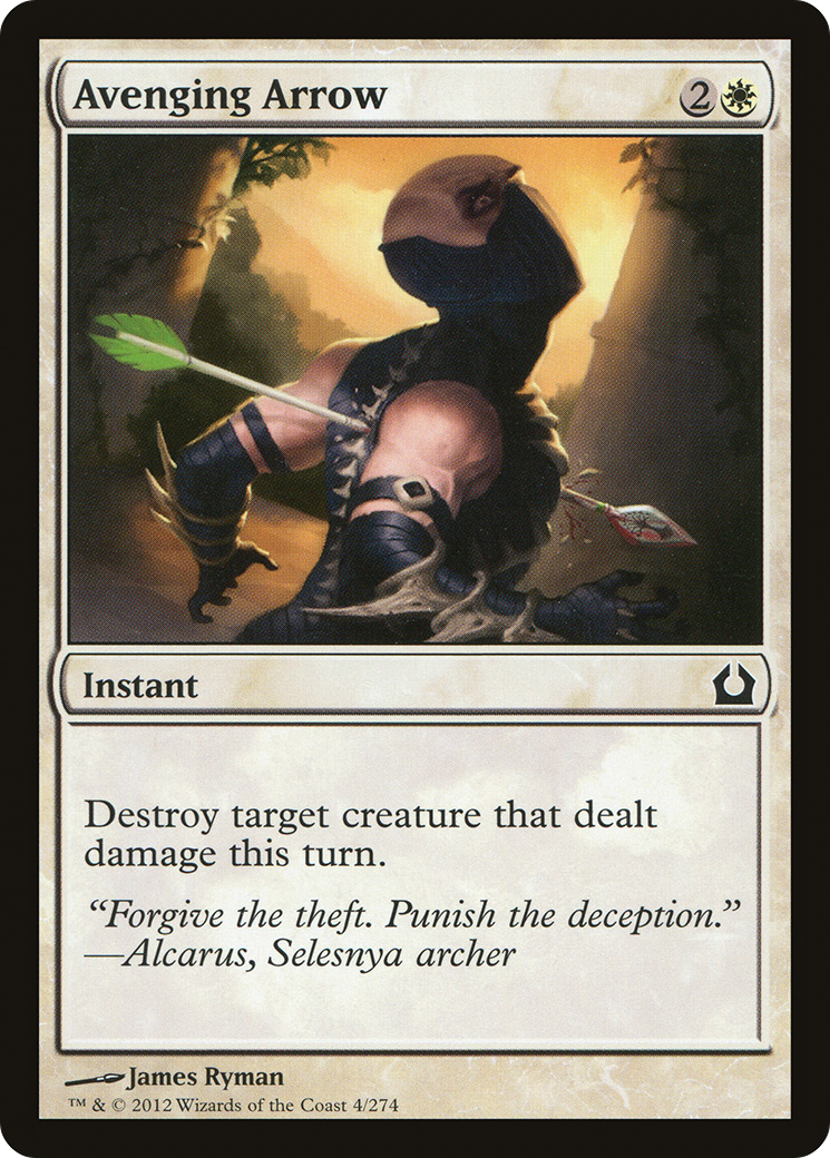 Avenging Arrow (RTR-004) - Return to Ravnica - Premium MTG Single from Wizards of the Coast - Just $0.08! Shop now at Game Crave Tournament Store