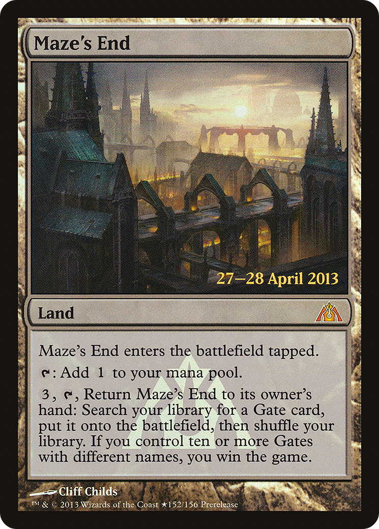 Maze's End (PDGM-152★) - Dragon's Maze Promos Foil - Premium MTG Single from Wizards of the Coast - Just $1.07! Shop now at Game Crave Tournament Store