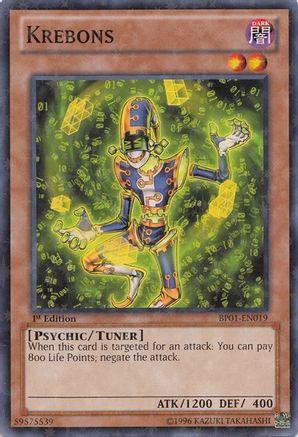 Krebons (Starfoil) (BP01-EN019) - Battle Pack: Epic Dawn Unlimited - Premium Yugioh Single from Konami - Just $0.88! Shop now at Game Crave Tournament Store