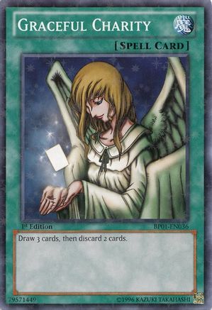 Graceful Charity (Starfoil) (BP01-EN036) - Battle Pack: Epic Dawn Unlimited - Premium Yugioh Single from Konami - Just $1.08! Shop now at Game Crave Tournament Store