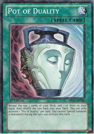 Pot of Duality (Starfoil) (BP01-EN046) - Battle Pack: Epic Dawn Unlimited - Premium Yugioh Single from Konami - Just $0.59! Shop now at Game Crave Tournament Store