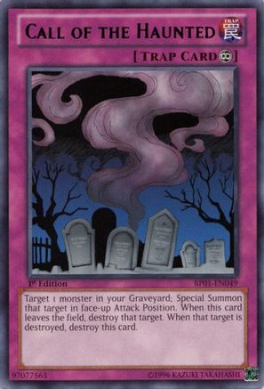 Call of the Haunted (Starfoil) (BP01-EN049) - Battle Pack: Epic Dawn 1st Edition - Premium Yugioh Single from Konami - Just $0.68! Shop now at Game Crave Tournament Store