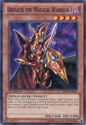 Breaker the Magical Warrior (Starfoil) (BP01-EN061) - Battle Pack: Epic Dawn 1st Edition - Premium Yugioh Single from Konami - Just $1.28! Shop now at Game Crave Tournament Store