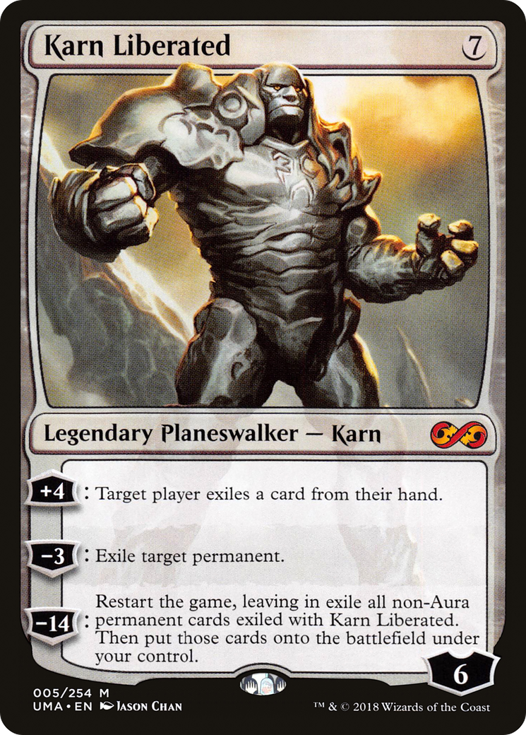 Karn Liberated (UMA-005) - Ultimate Masters Foil - Premium MTG Single from Wizards of the Coast - Just $6.90! Shop now at Game Crave Tournament Store