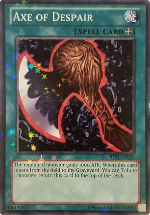 Axe of Despair (Starfoil) (BP01-EN067) - Battle Pack: Epic Dawn 1st Edition - Premium Yugioh Single from Konami - Just $0.82! Shop now at Game Crave Tournament Store