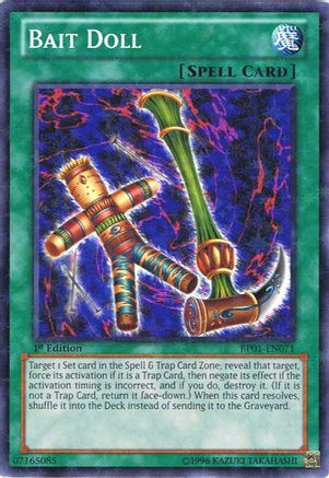 Bait Doll (Starfoil) (BP01-EN071) - Battle Pack: Epic Dawn 1st Edition - Premium Yugioh Single from Konami - Just $1.17! Shop now at Game Crave Tournament Store