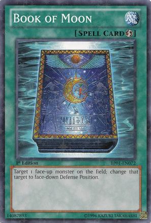 Book of Moon (Starfoil) (BP01-EN072) - Battle Pack: Epic Dawn 1st Edition - Premium Yugioh Single from Konami - Just $1.14! Shop now at Game Crave Tournament Store