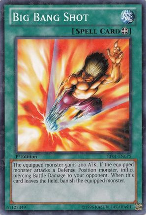 Big Bang Shot (Starfoil) (BP01-EN075) - Battle Pack: Epic Dawn Unlimited - Premium Yugioh Single from Konami - Just $0.28! Shop now at Game Crave Tournament Store