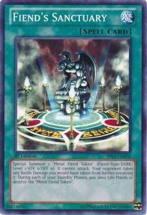 Fiend's Sanctuary (Starfoil) (BP01-EN076) - Battle Pack: Epic Dawn 1st Edition - Premium Yugioh Single from Konami - Just $0.25! Shop now at Game Crave Tournament Store