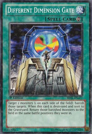 Different Dimension Gate (Starfoil) (BP01-EN077) - Battle Pack: Epic Dawn 1st Edition - Premium Yugioh Single from Konami - Just $0.25! Shop now at Game Crave Tournament Store