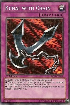 Kunai with Chain (Starfoil) (BP01-EN087) - Battle Pack: Epic Dawn Unlimited - Premium Yugioh Single from Konami - Just $0.25! Shop now at Game Crave Tournament Store